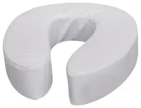 Briggs Vinyl Cushion Toilet Seat Riser 4" White