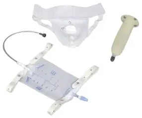 Briggs McGuire-Style Male Urinal with 20 oz. Leg Bag