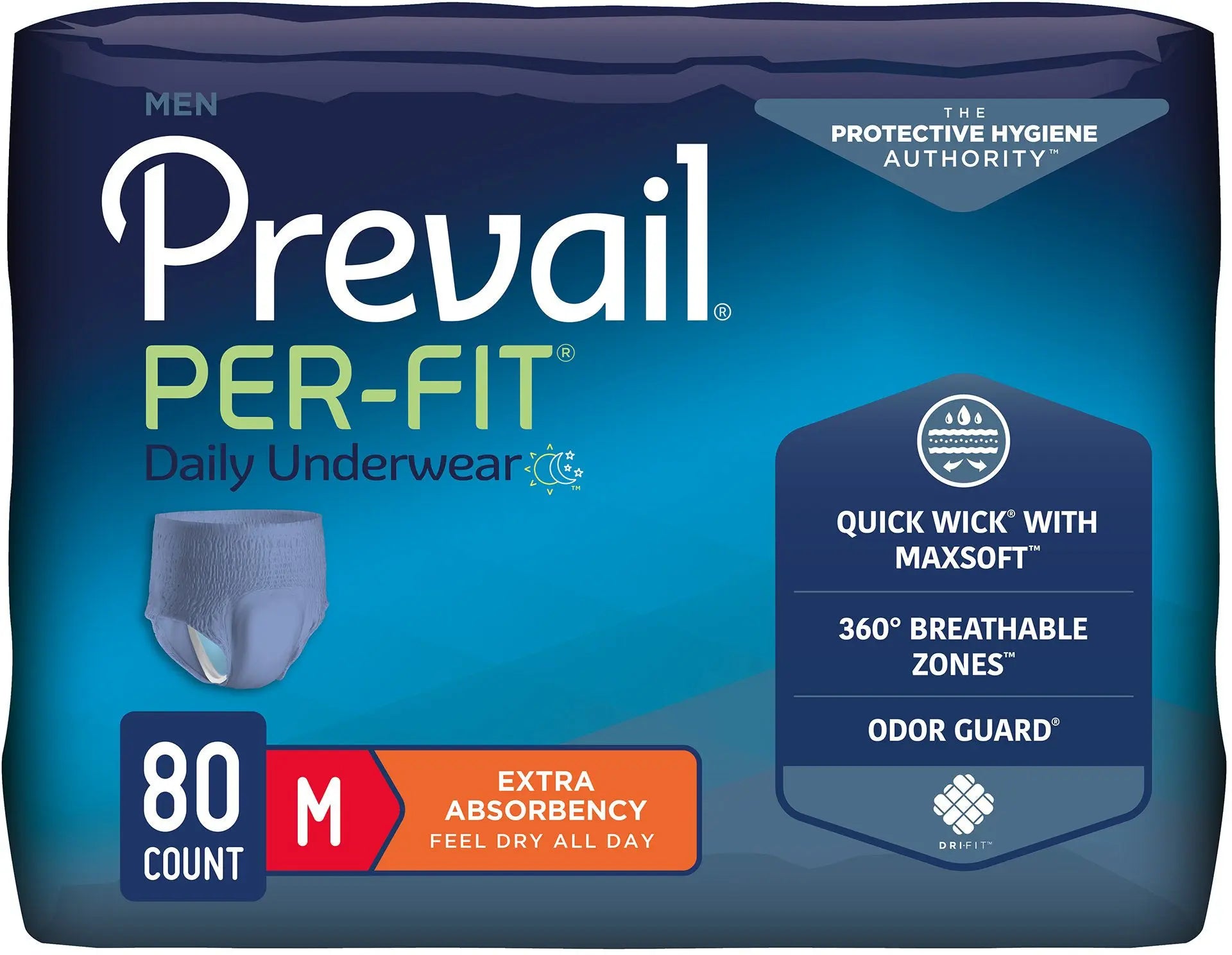 Prevail Per-Fit Men Male Adult Absorbent Underwear