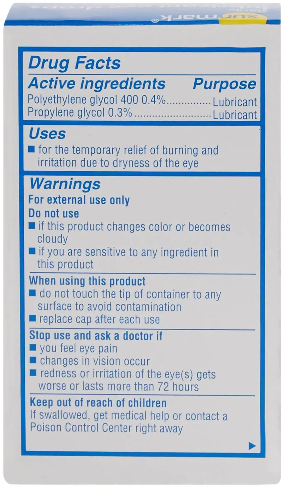 sunmark Eye Lubricant