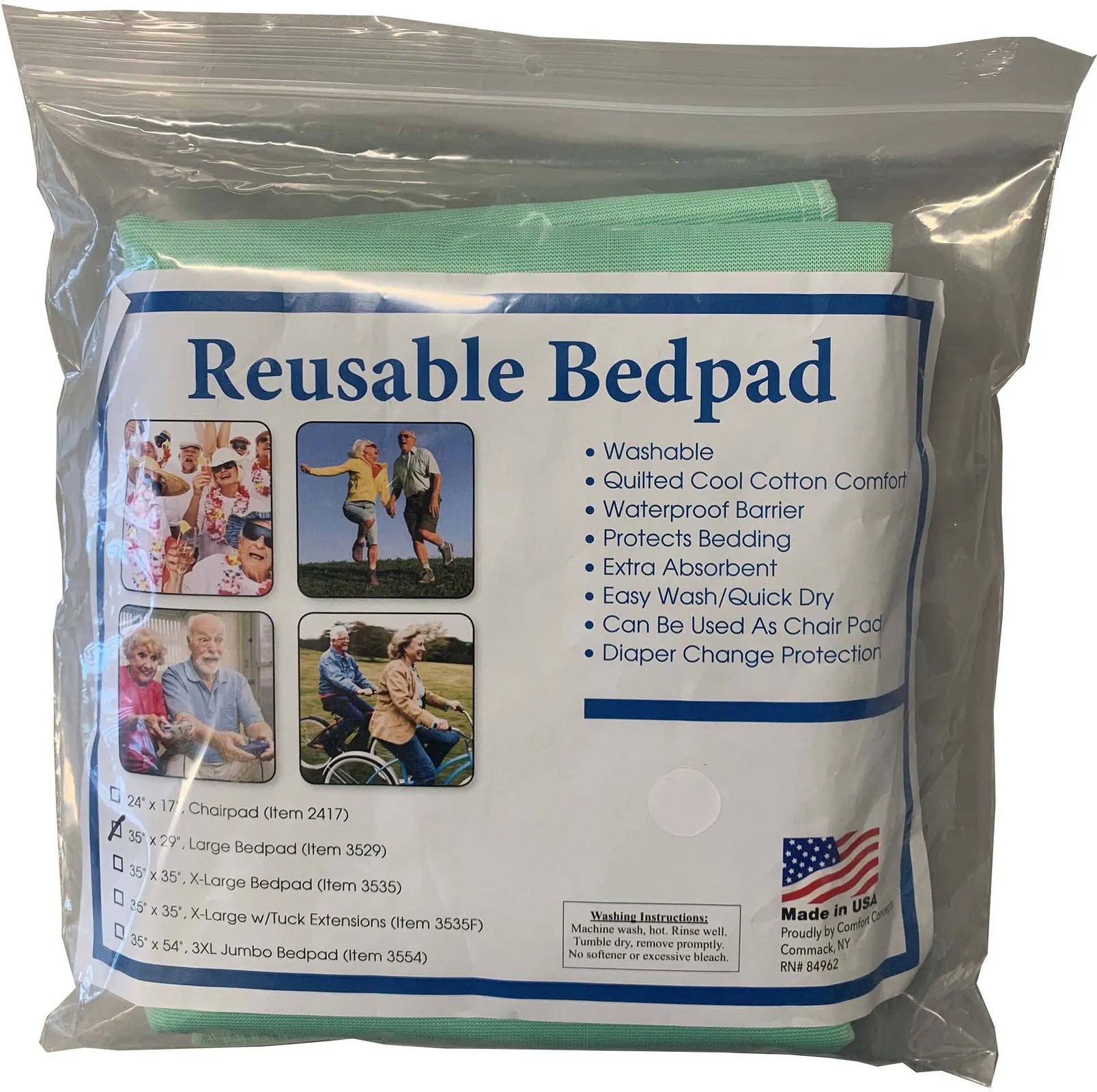 Comfort Concepts Reusable Underpad