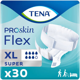 TENA ProSkin Flex Super Unisex Adult Incontinence Belted Undergarment