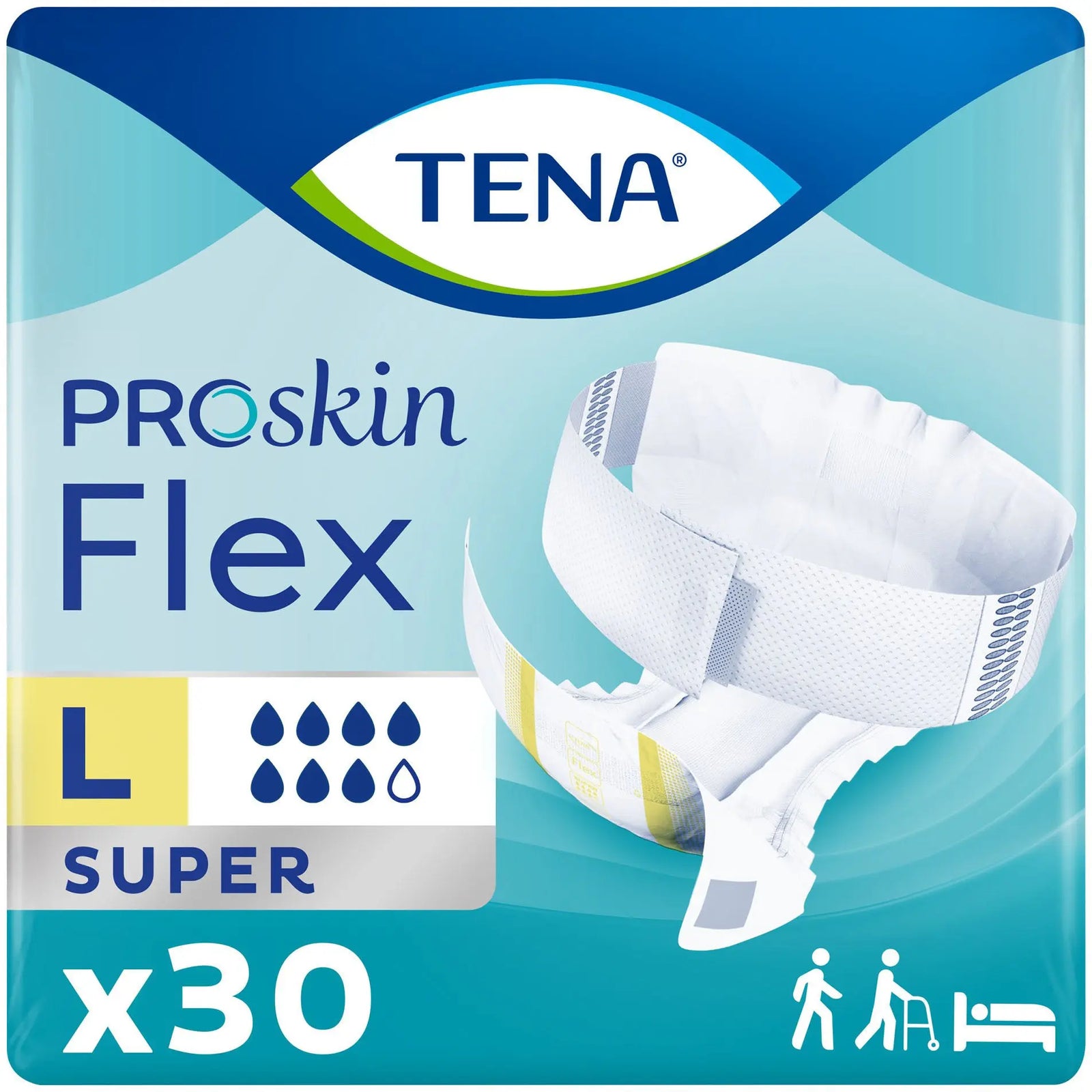 TENA ProSkin Flex Super Unisex Adult Incontinence Belted Undergarment