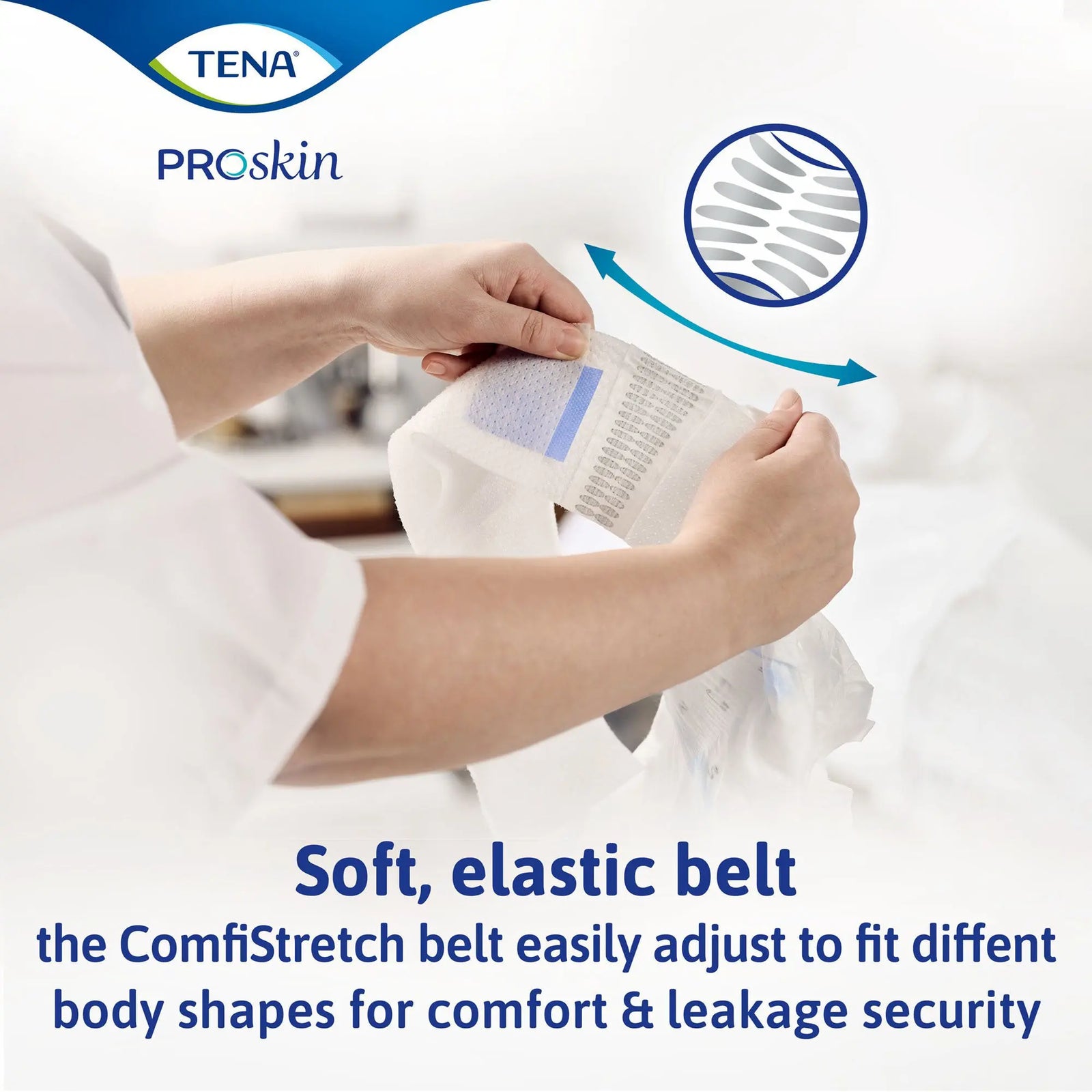 TENA ProSkin Flex Super Unisex Adult Incontinence Belted Undergarment