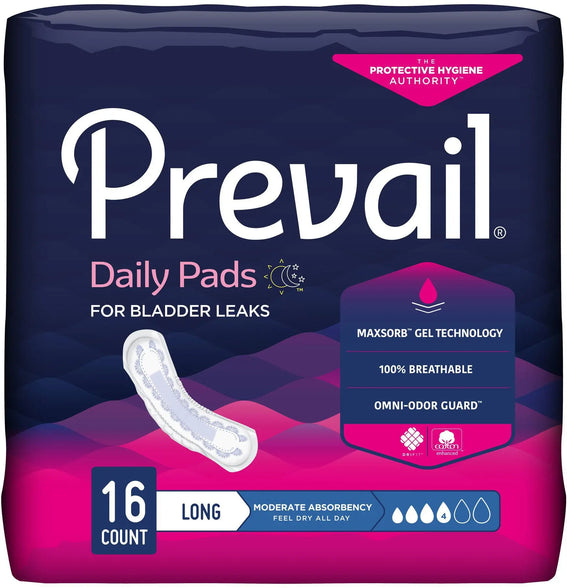 Prevail Daily Pads Bladder Control Pad