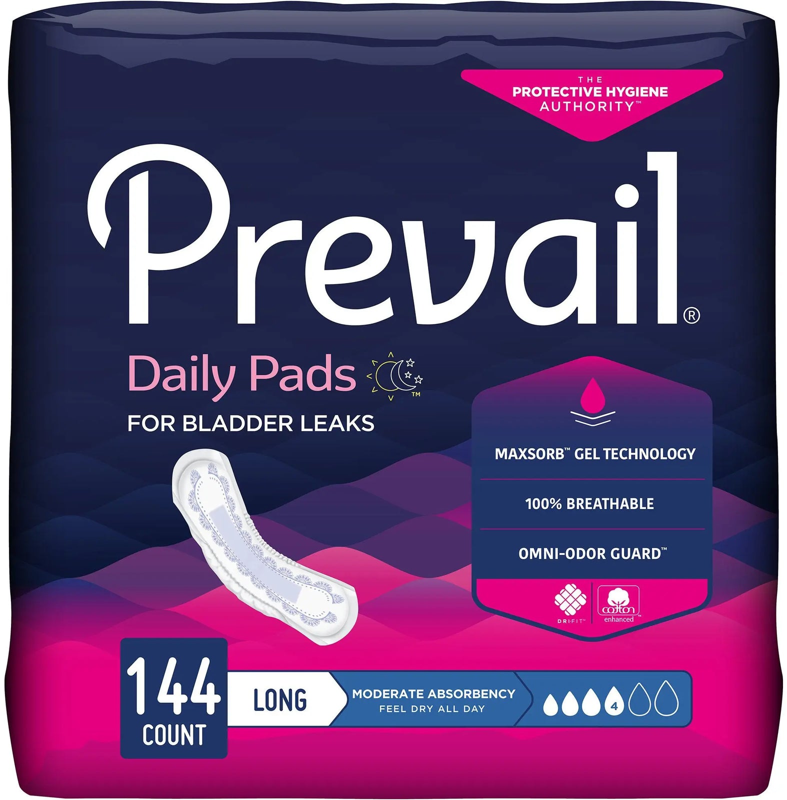 Prevail Daily Pads Bladder Control Pad