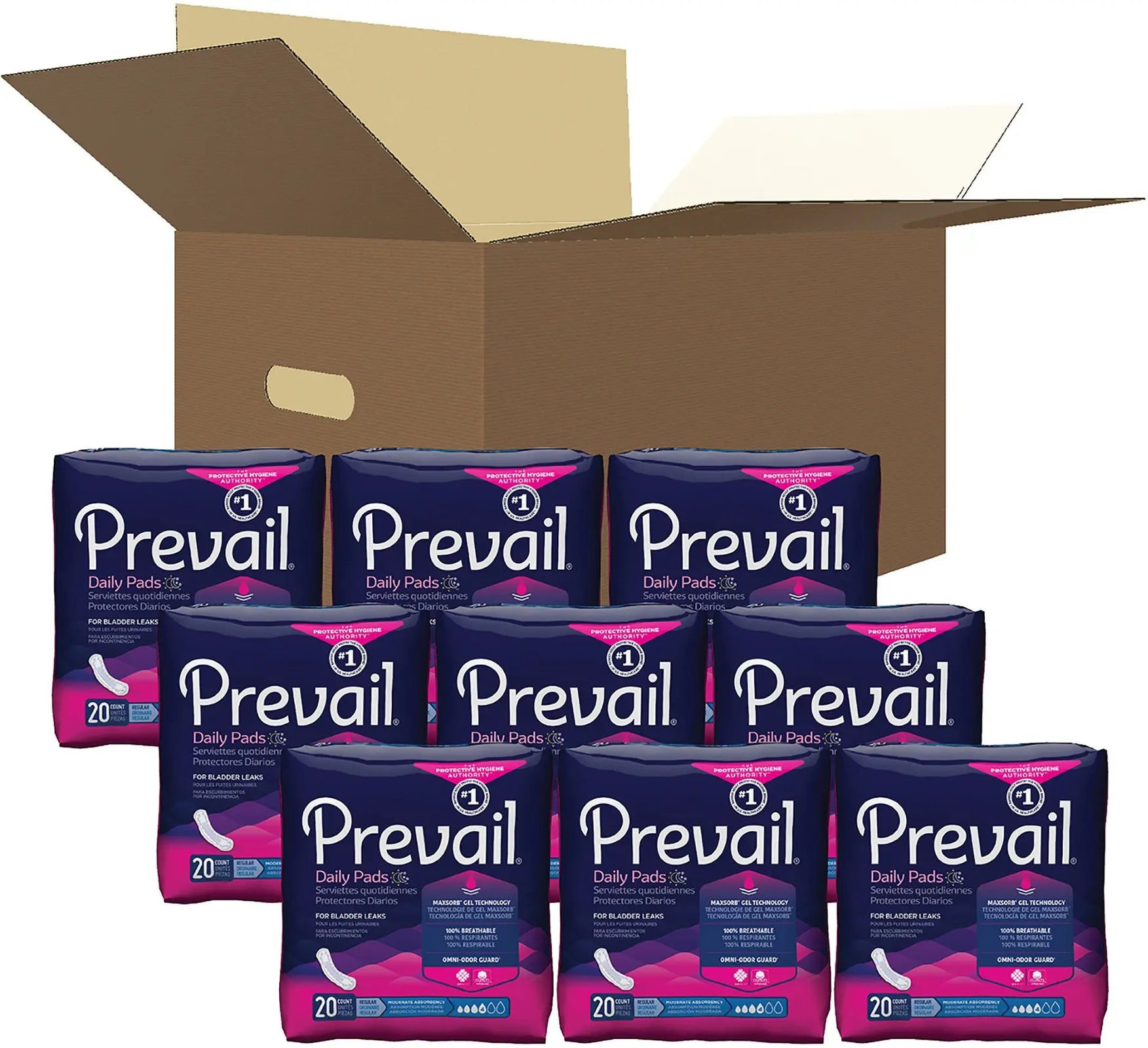 Prevail Daily Pads Bladder Control Pad