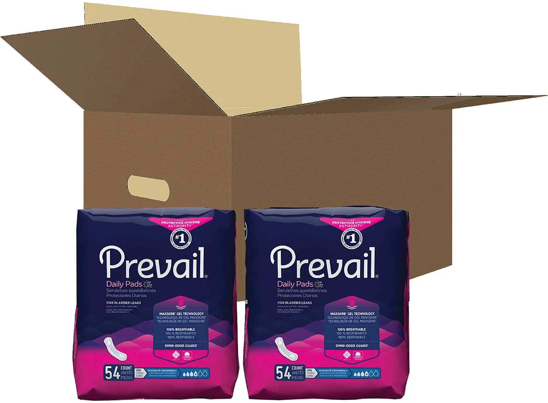 Prevail Daily Pads Bladder Control Pad