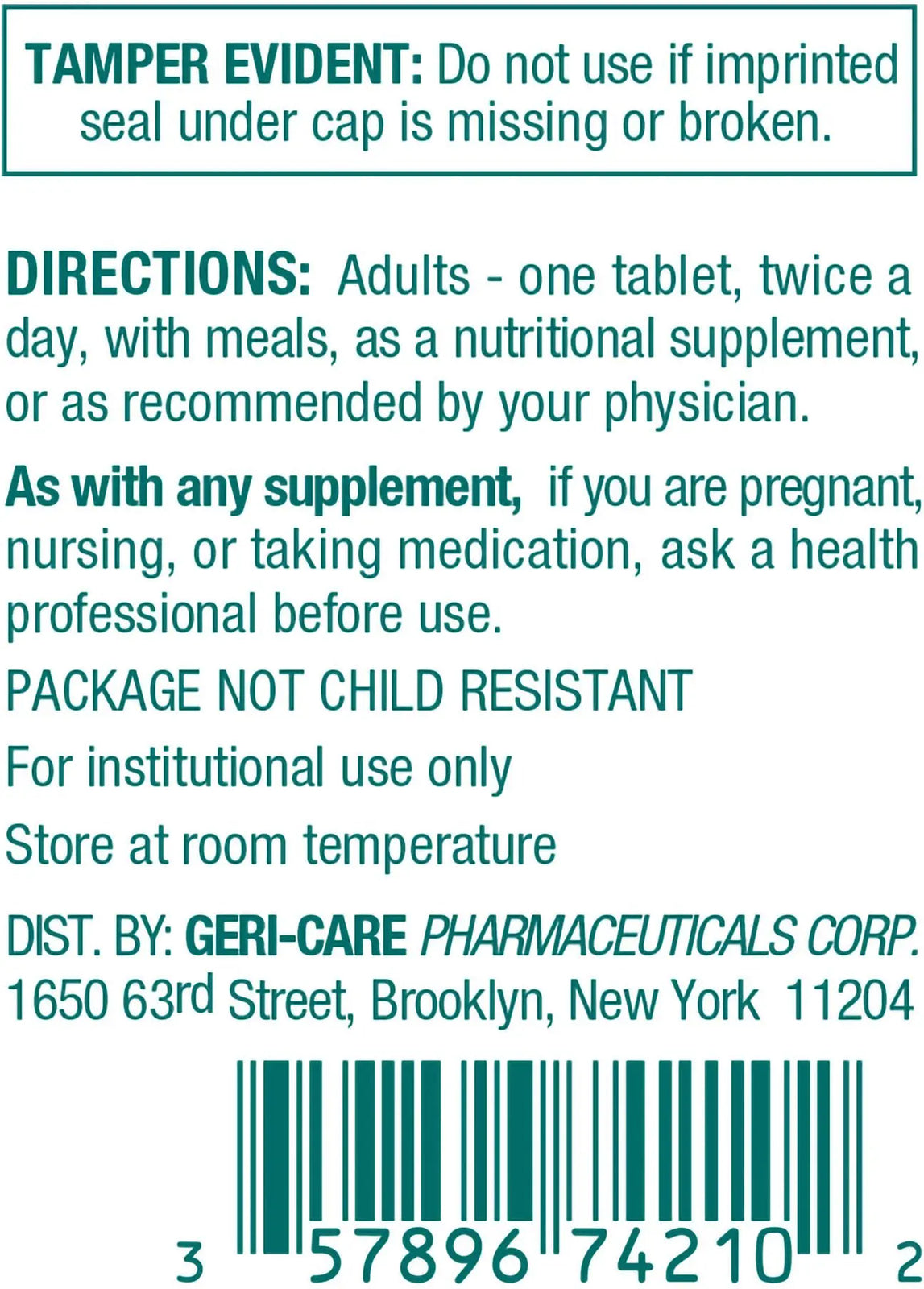 Geri-Care Joint Health Supplement