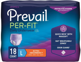 Prevail Per-Fit Women Female Adult Absorbent Underwear