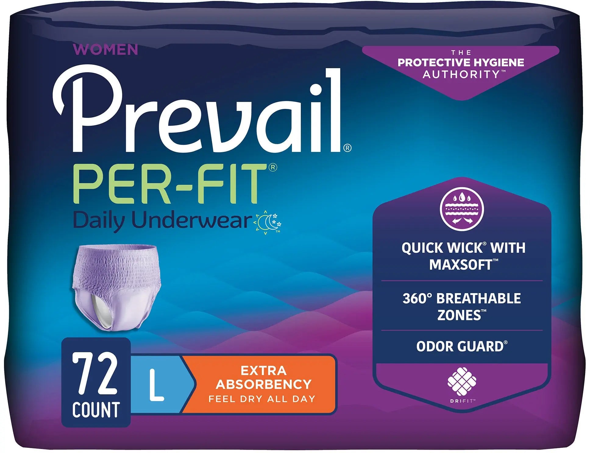 Prevail Per-Fit Women Female Adult Absorbent Underwear