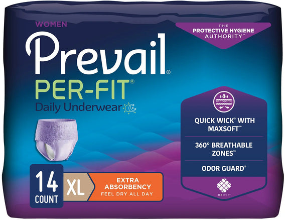 Prevail Per-Fit Women Female Adult Absorbent Underwear