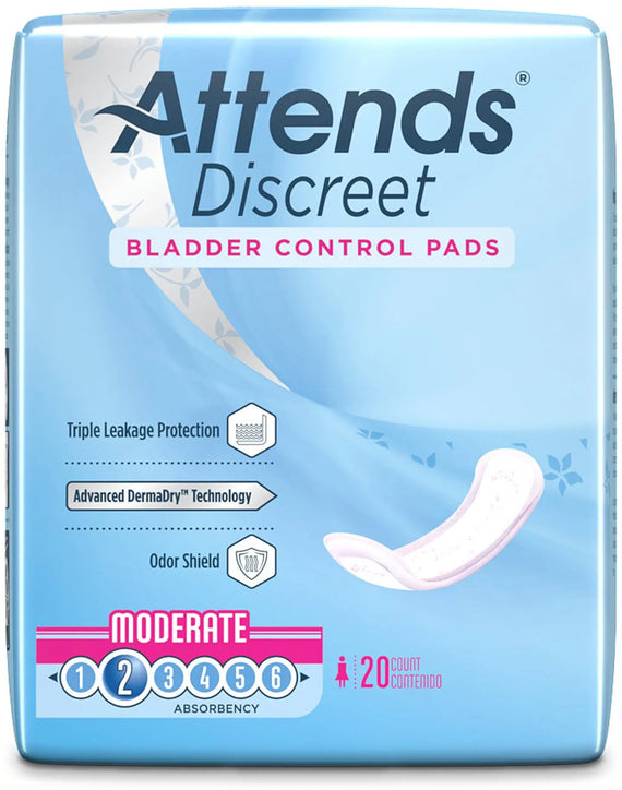 Attends Discreet Bladder Control Pad