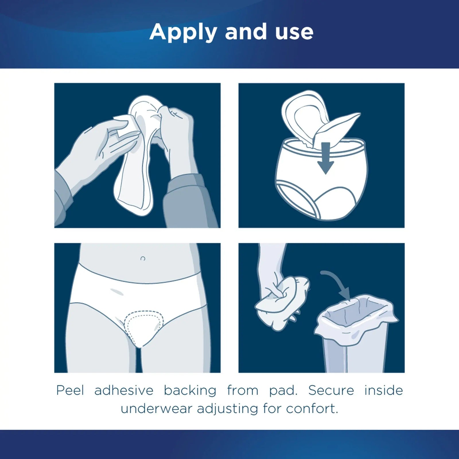 Attends Discreet Bladder Control Pad