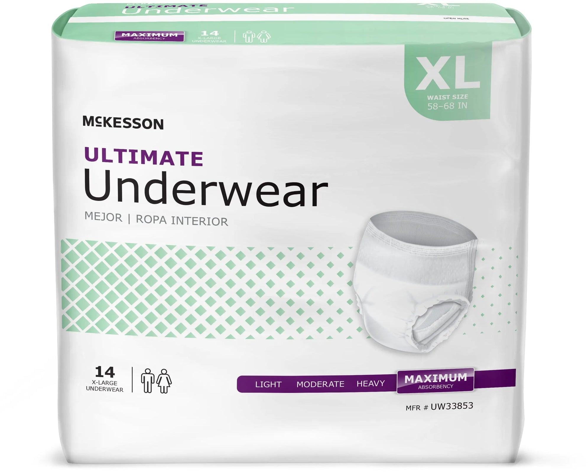 McKesson Super Moderate Absorbent Underwear
