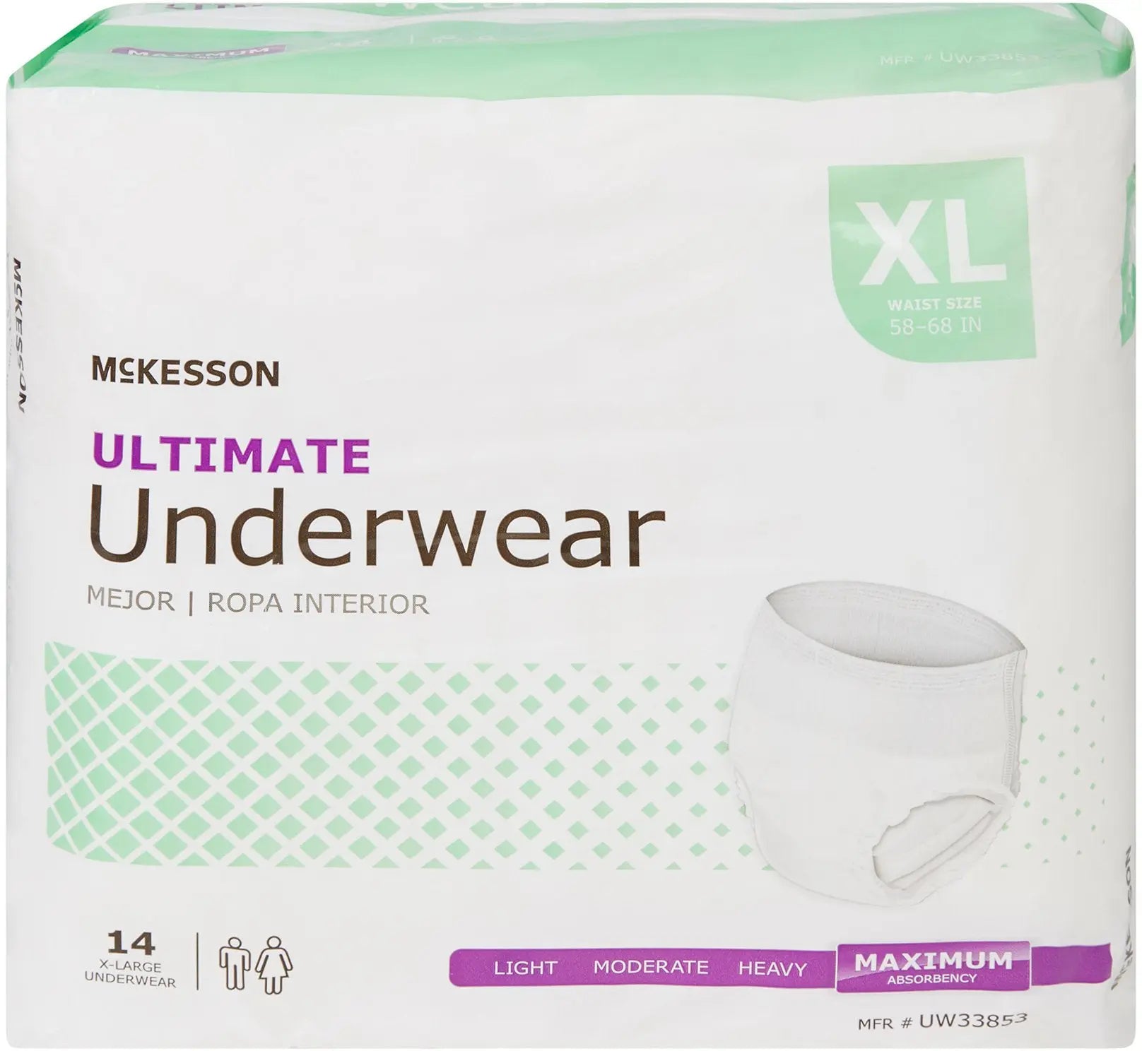 McKesson Super Moderate Absorbent Underwear