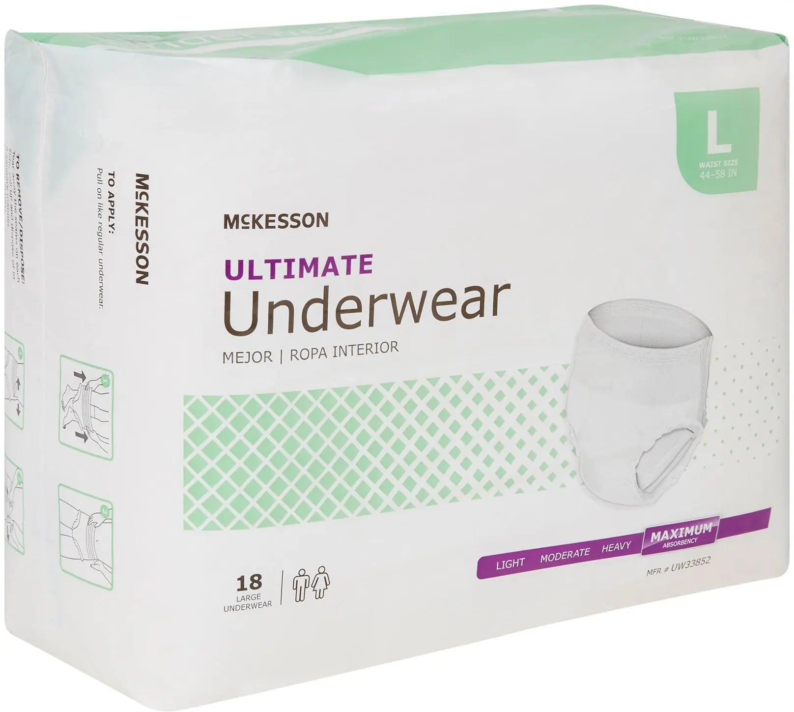 McKesson Super Moderate Absorbent Underwear
