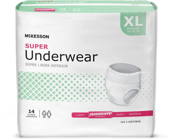 McKesson Super Moderate Absorbent Underwear
