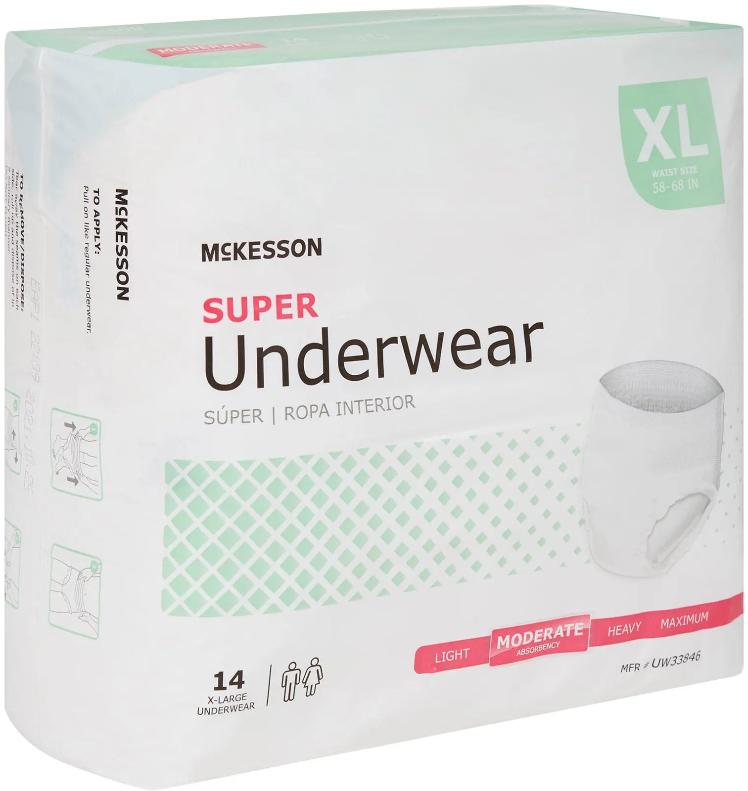 McKesson Super Moderate Absorbent Underwear