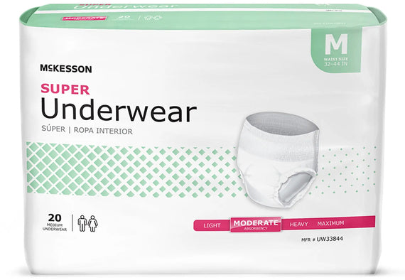 McKesson Super Moderate Absorbent Underwear