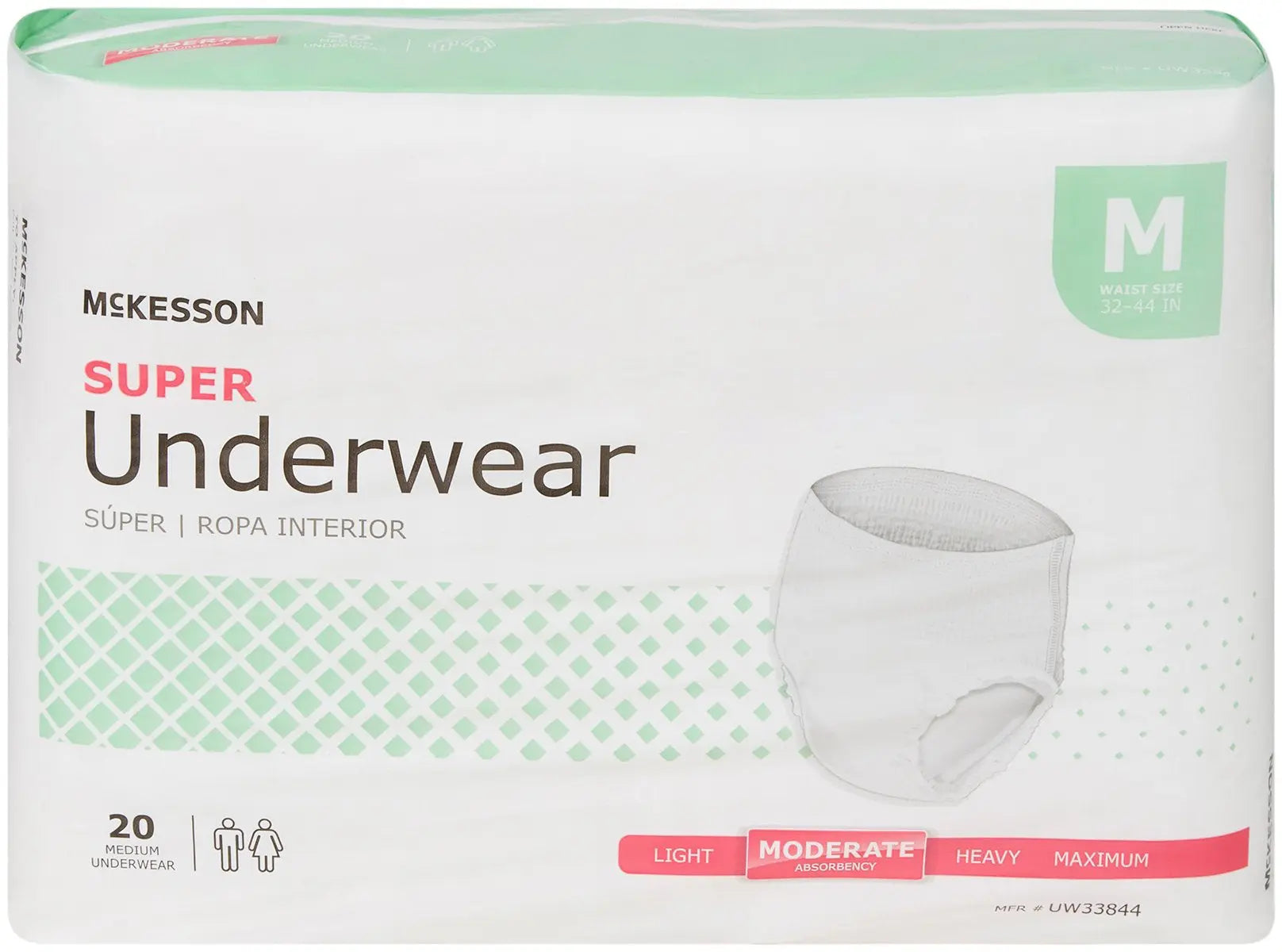 McKesson Super Moderate Absorbent Underwear