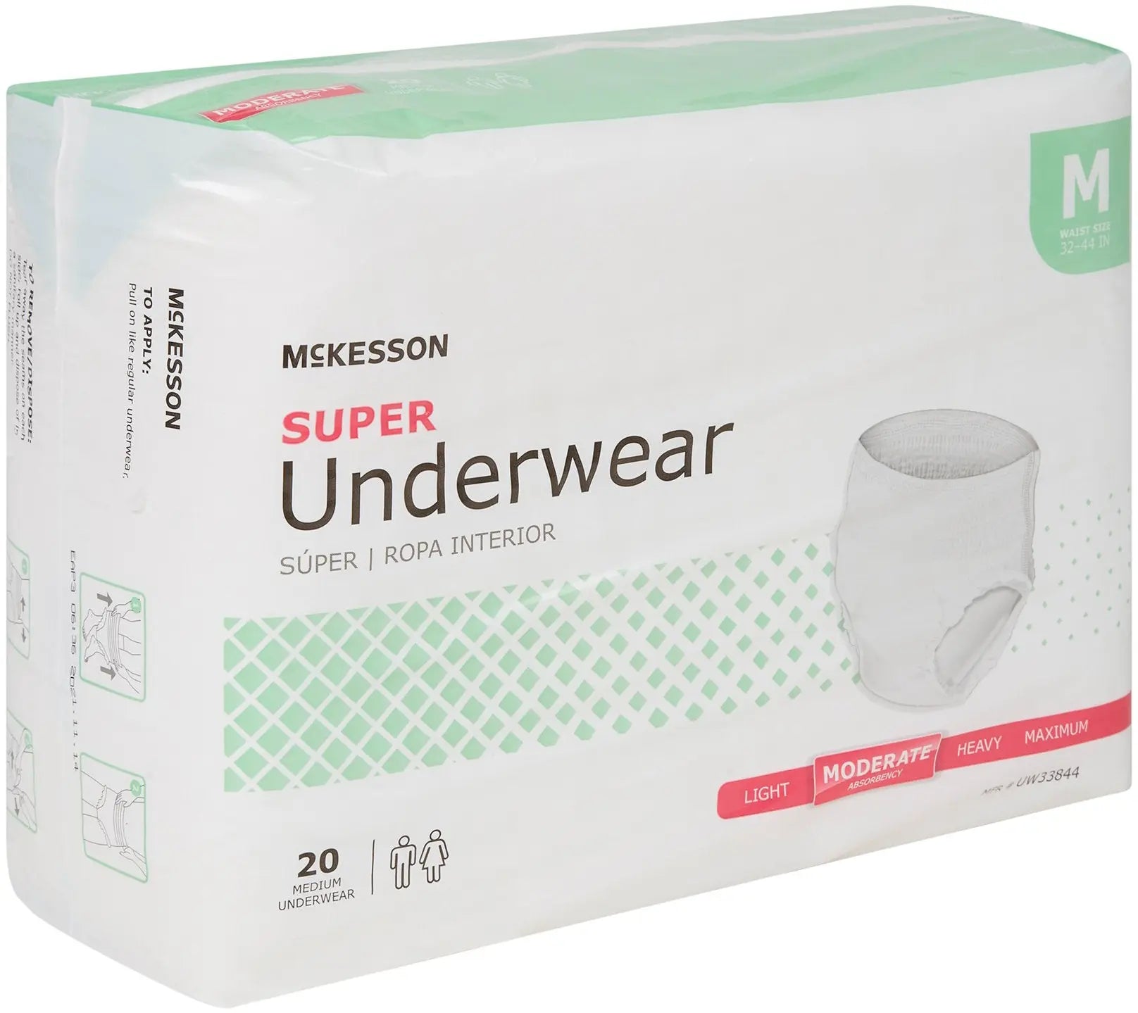 McKesson Super Moderate Absorbent Underwear
