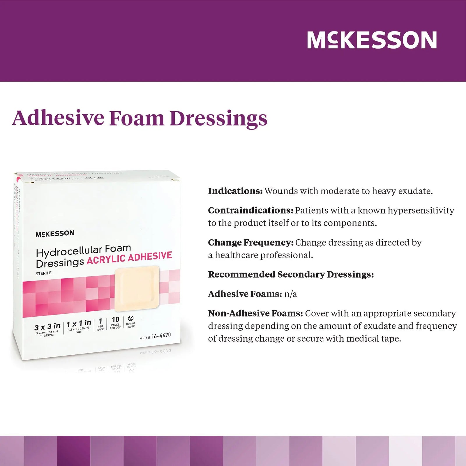McKesson Foam Dressing