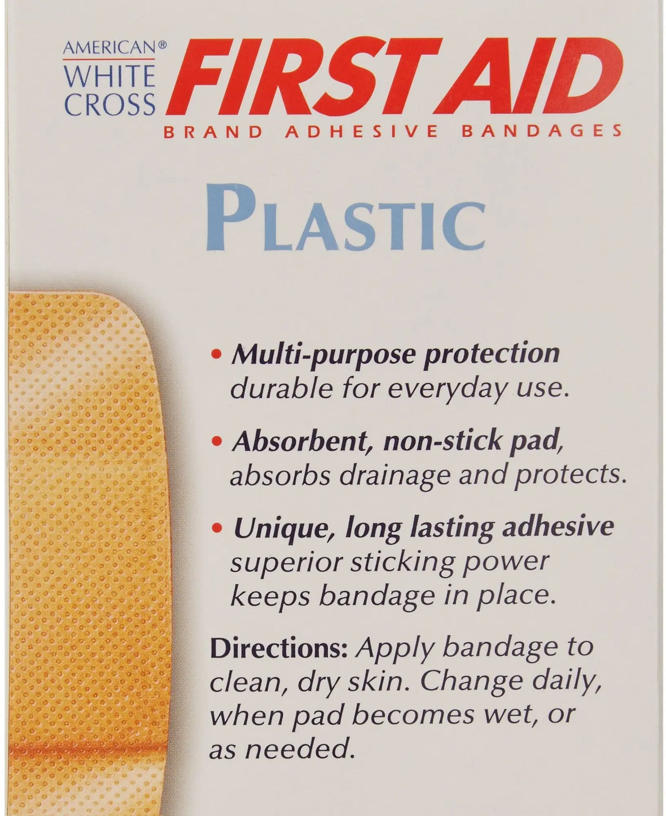 American White Cross Adhesive Strip