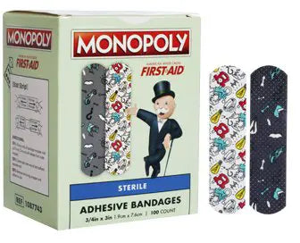 American White Cross Adhesive Strip