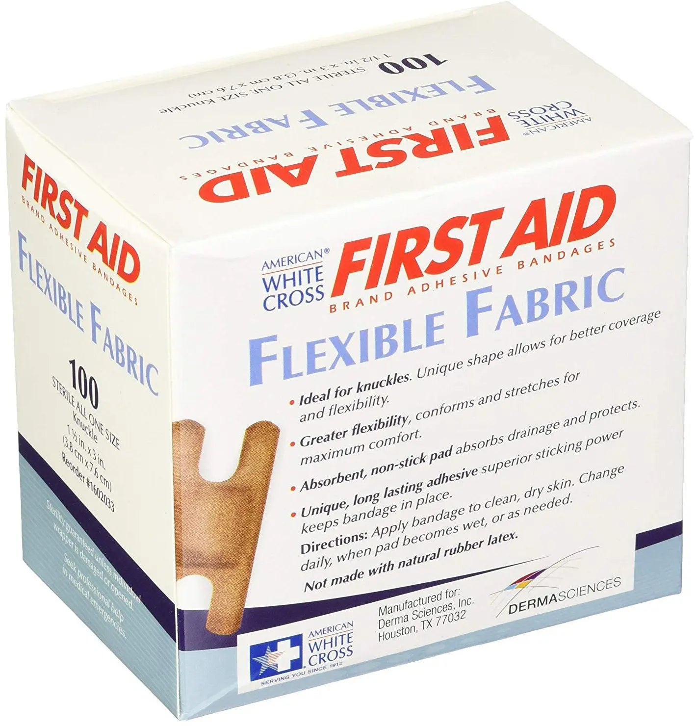 American White Cross Adhesive Strip