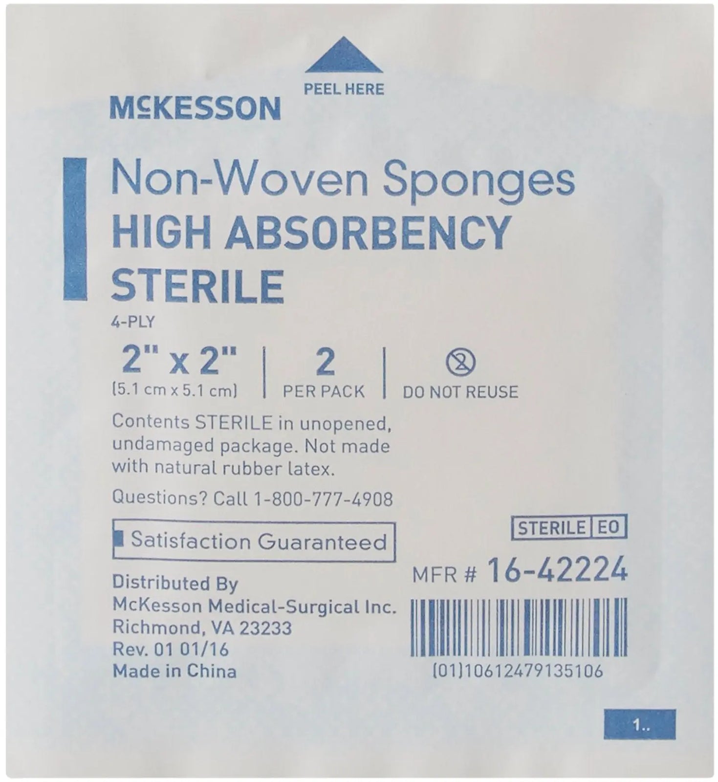 McKesson Nonwoven Sponge