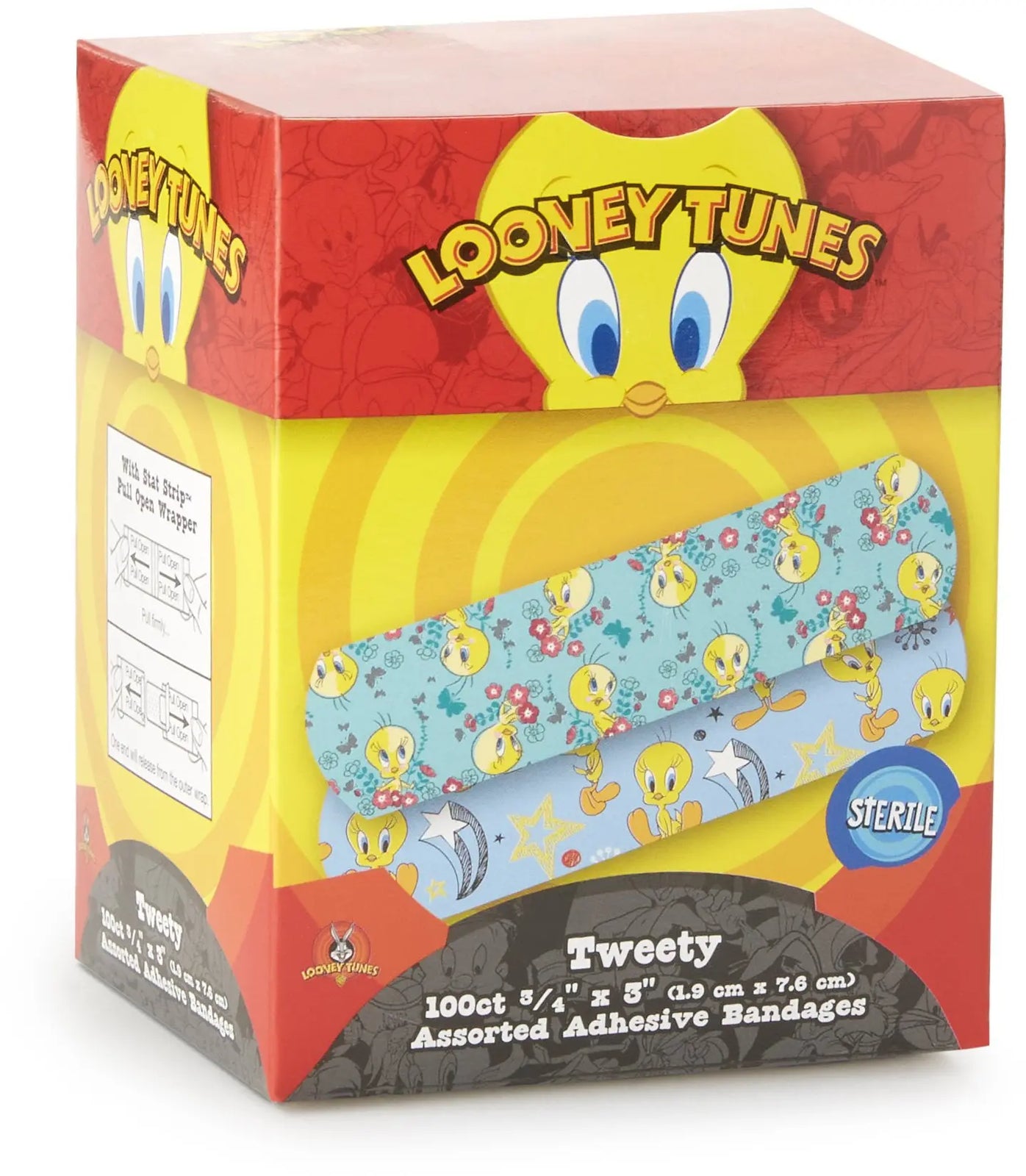 Looney Tunes Stat Strip Adhesive Strip