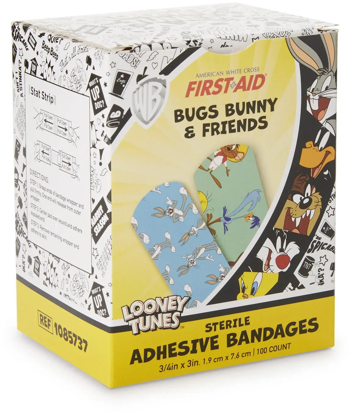 Looney Tunes Stat Strip Adhesive Strip
