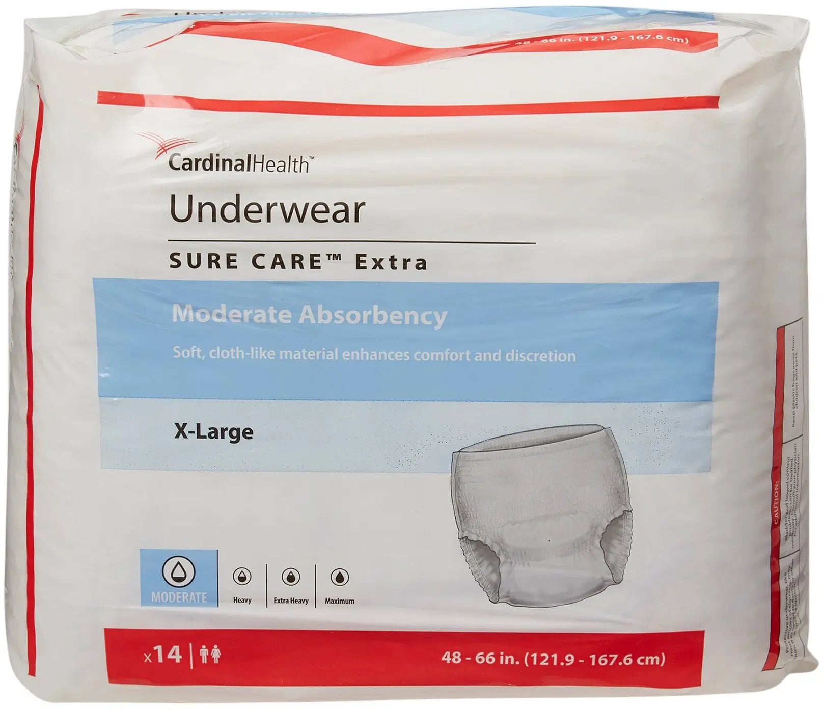 Simplicity Unisex Adult Absorbent Underwear