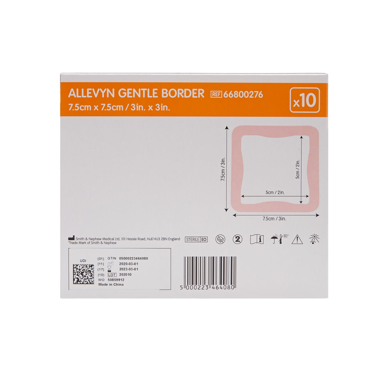 Allevyn Gentle Border Foam Dressing