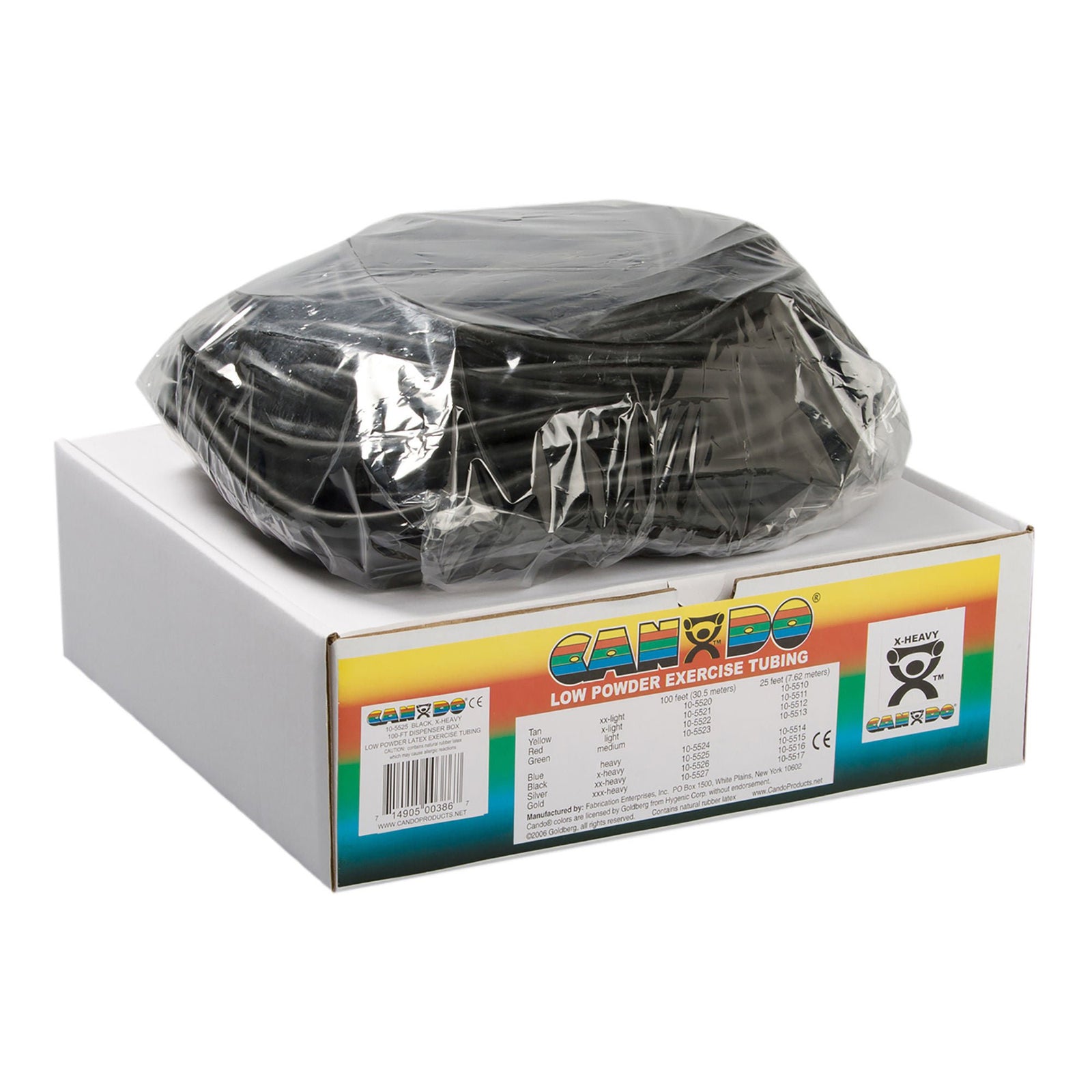CanDo TheraTubing Exercise Resistance Tubing, 100 ft