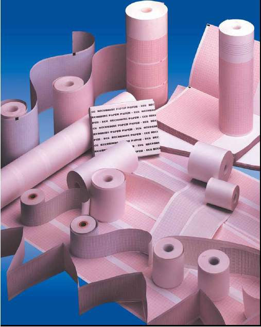 Precision Charts Thermal Blank Recording Paper Roll 57mm x 45ft