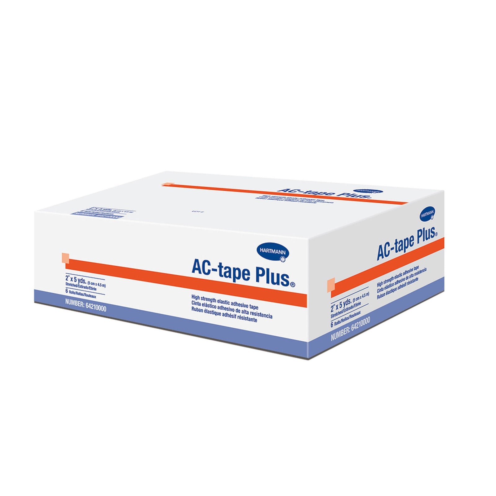 HARTMANN AC-tape Plus Athletic Tape, 2 in x 5 yd
