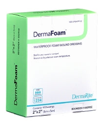 DermaFoam® 2 x 2 Inch Sterile Foam Dressing