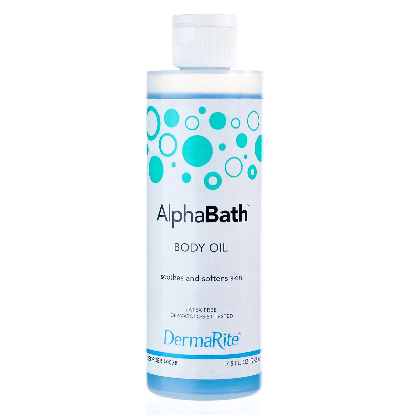DermaRite AlphaBath Body Oil, 7.5 oz