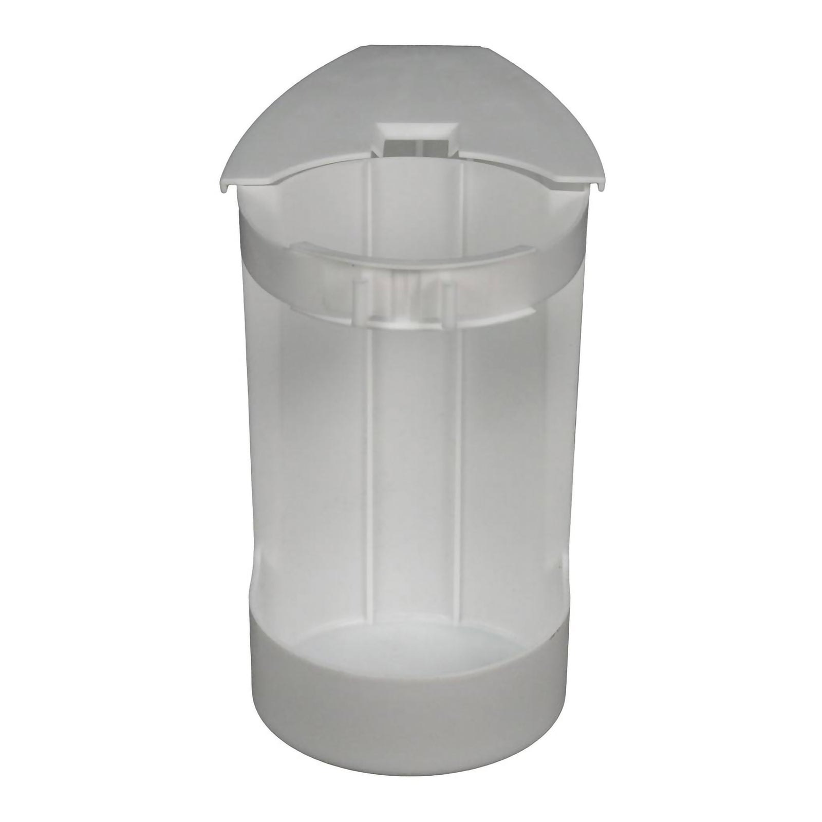 White Plastic Toilet Bowl Caddy 8"L x 4"W x 6"H