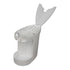 White Plastic Toilet Bowl Caddy 8"L x 4"W x 6"H