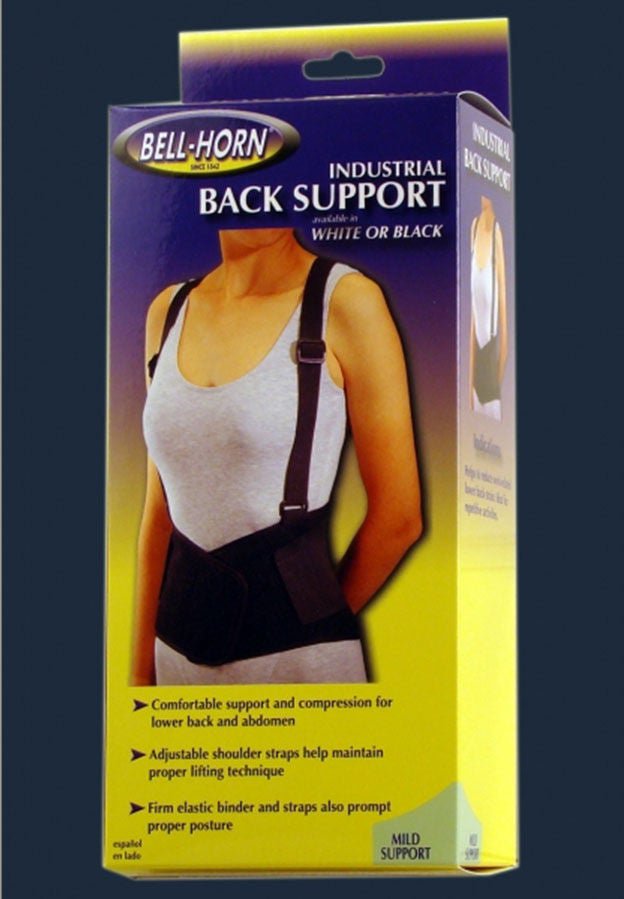 DJ Orthopedics Back Support, Black, Extra Large