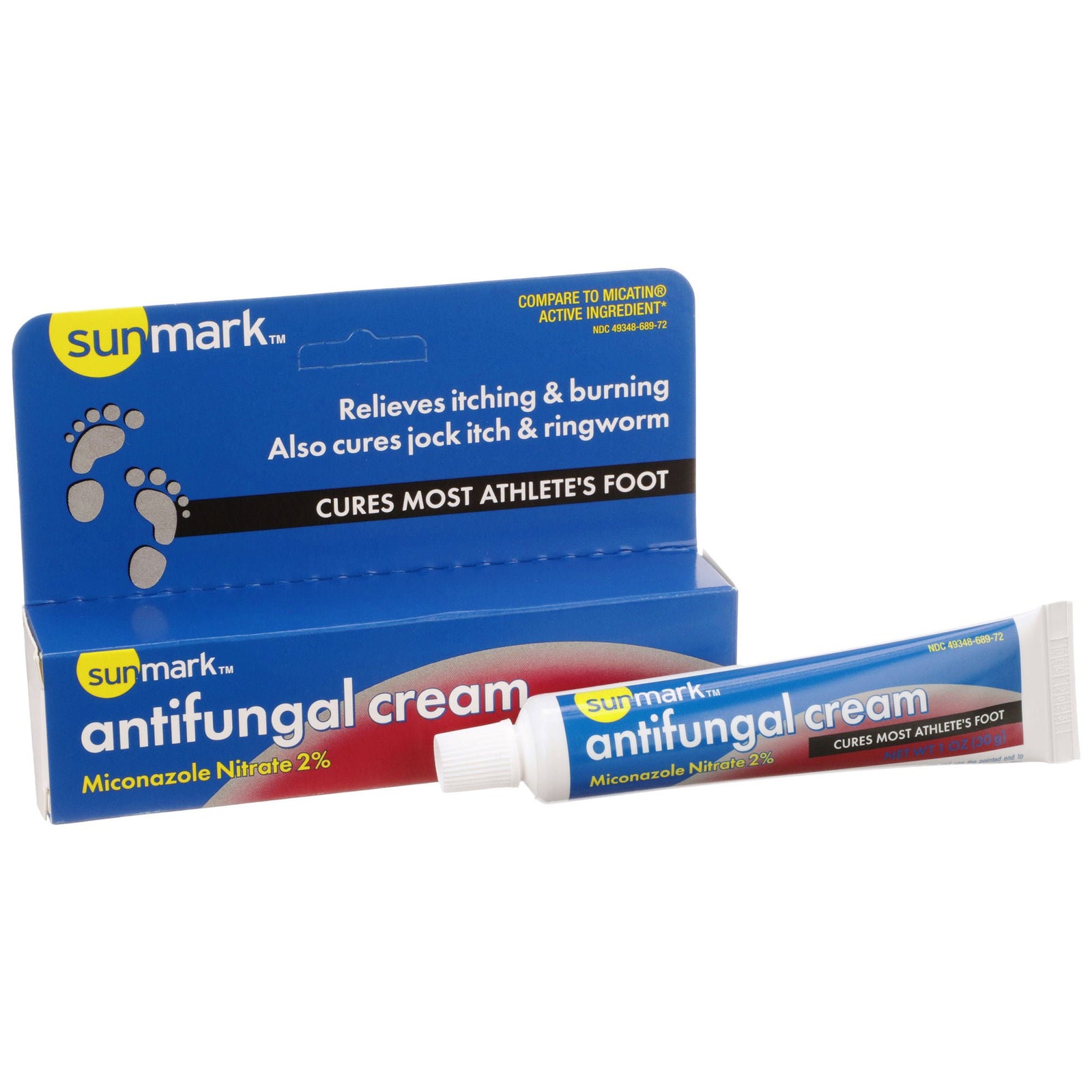 sunmark Antifungal Cream, Miconazole Nitrate 2%, 1 oz