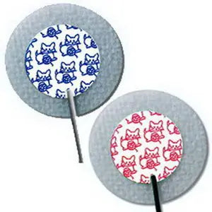 Cardinal Health Kitty Cat Pre-wired Electrode, 24" Length, 1" Round