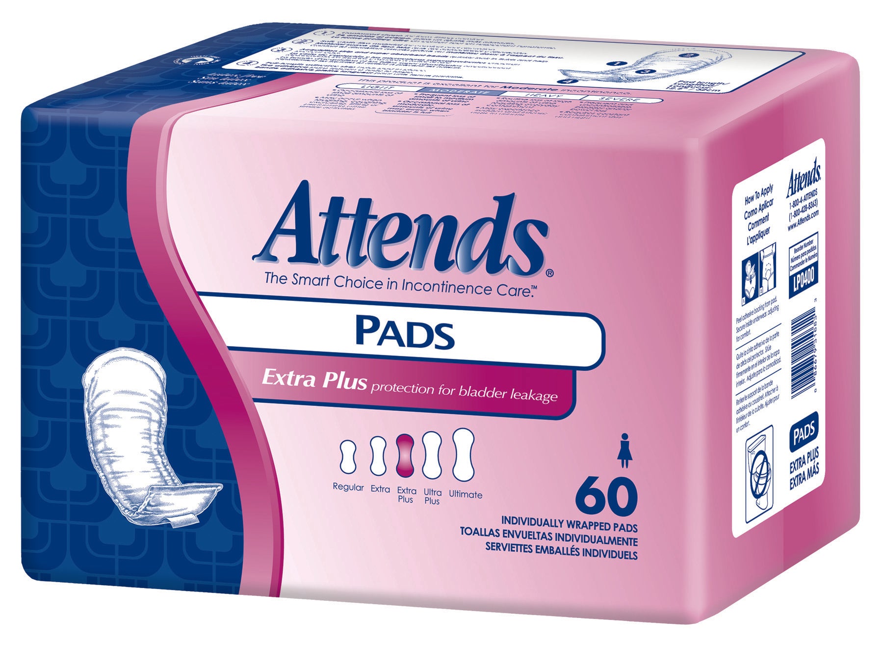 Attends Healthcare Light Extra Plus Pads
