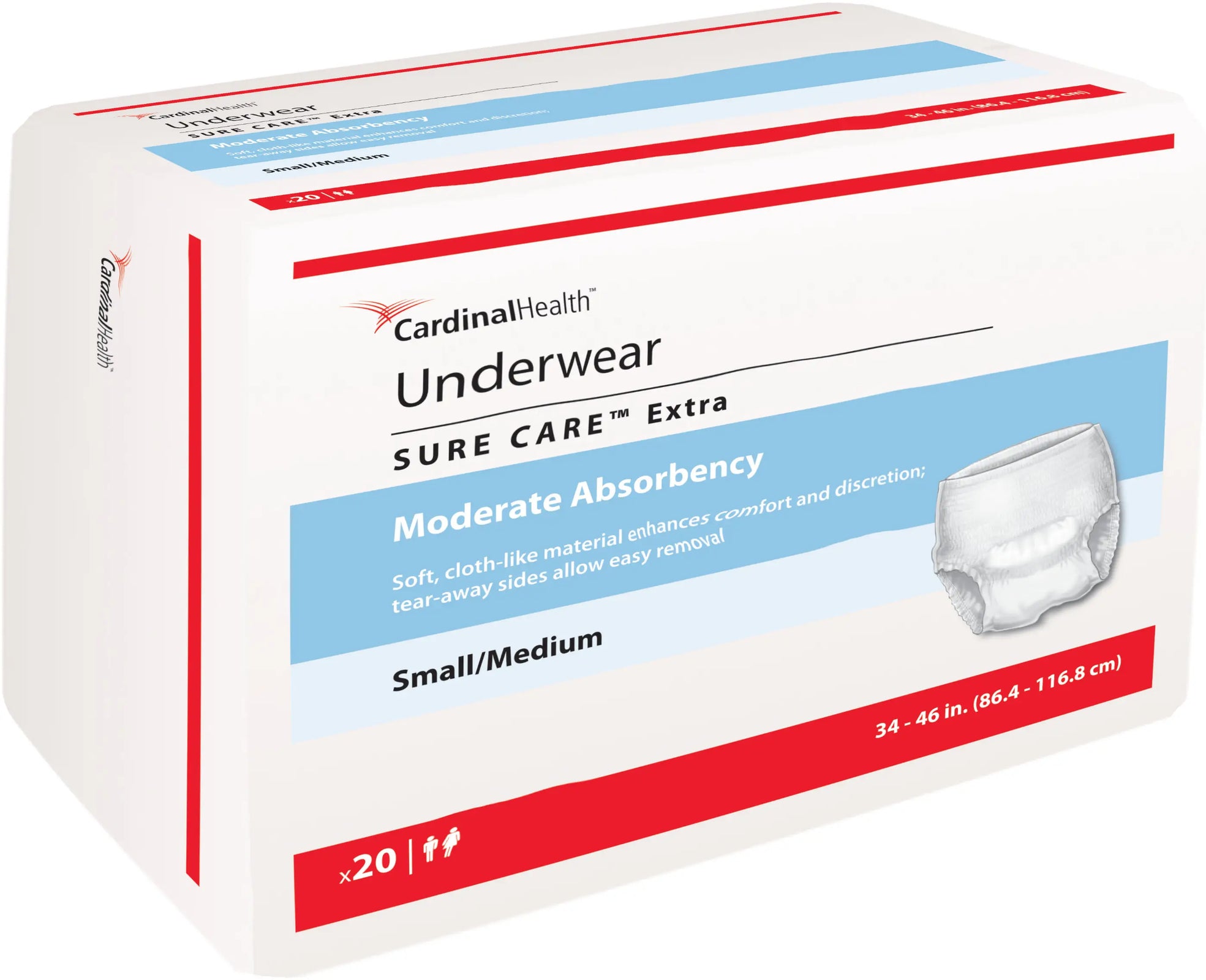 Cardinal Health Sure Care Extra Adult Protective Underwear