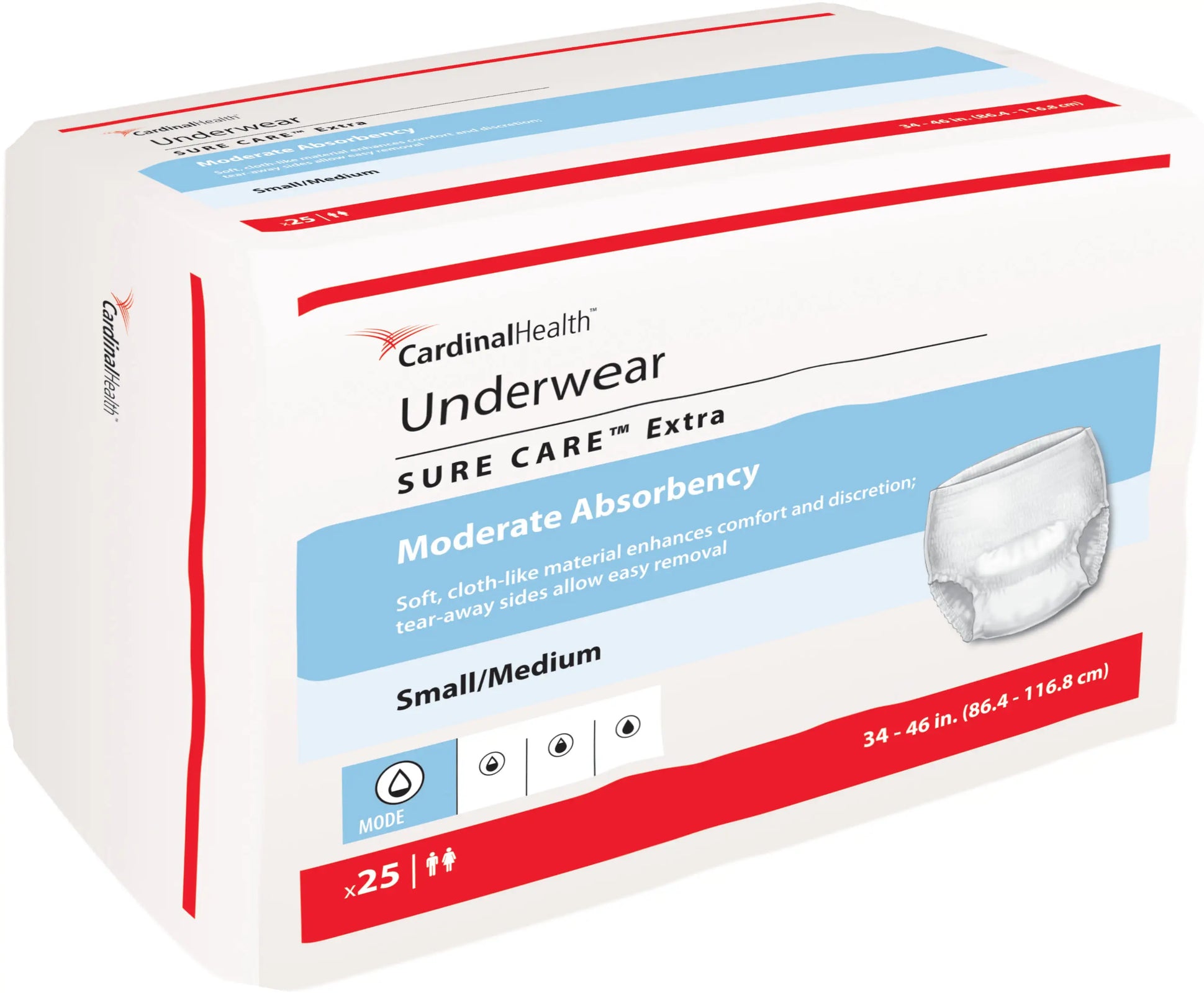 Cardinal Health Sure Care Extra Adult Protective Underwear