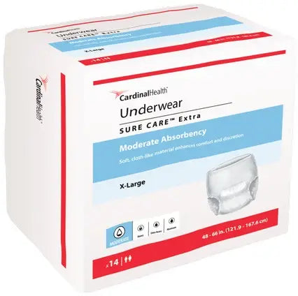 Cardinal Health Sure Care Extra Adult Protective Underwear