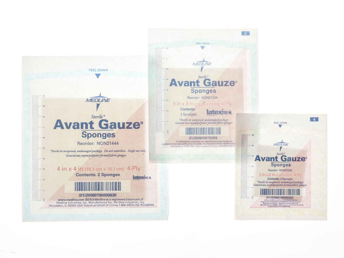 Avant Gauze Nonwoven Sponges